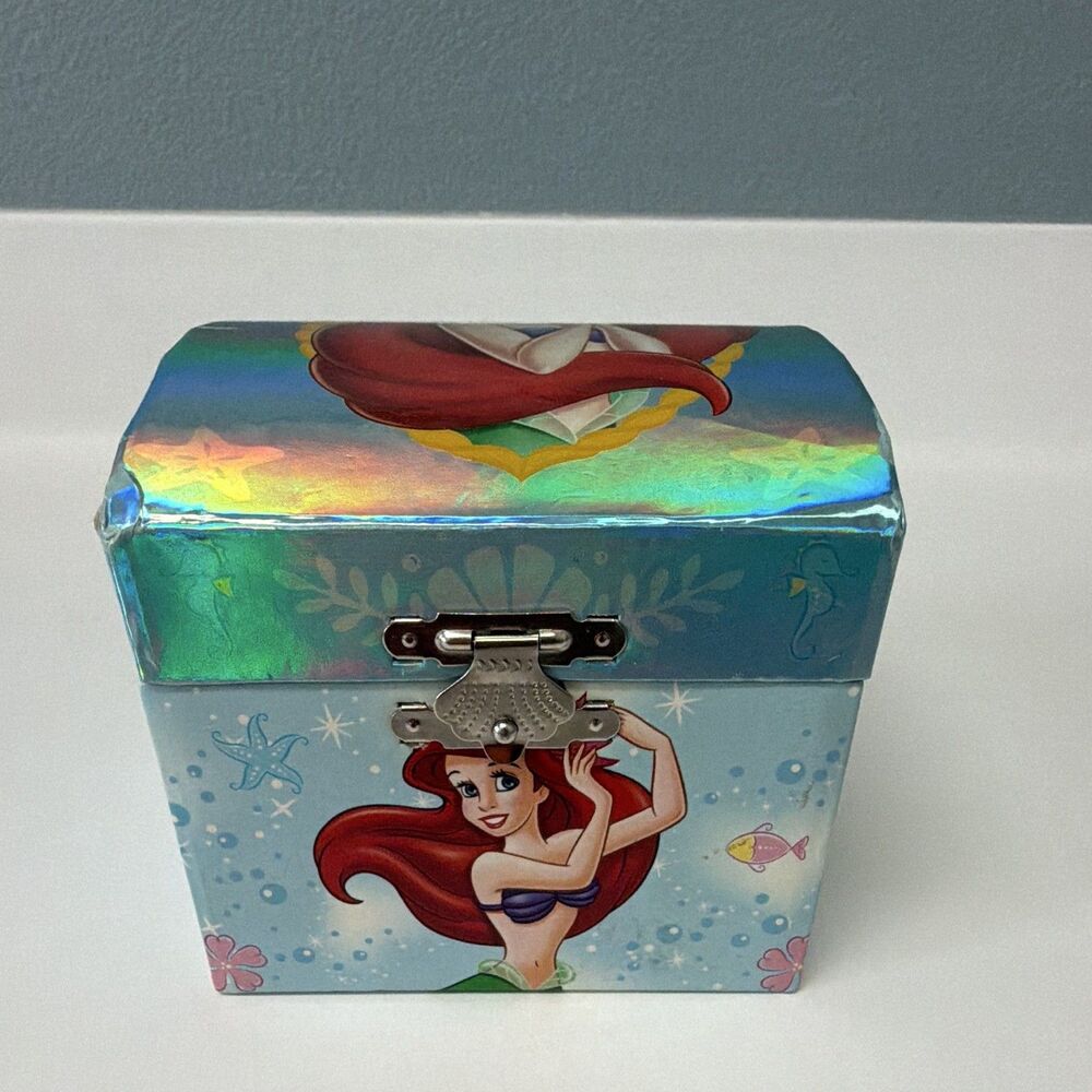 Vintage Disney Parks 1988 Little Mermaid Ariel Musical Jewelry Box Under the Sea